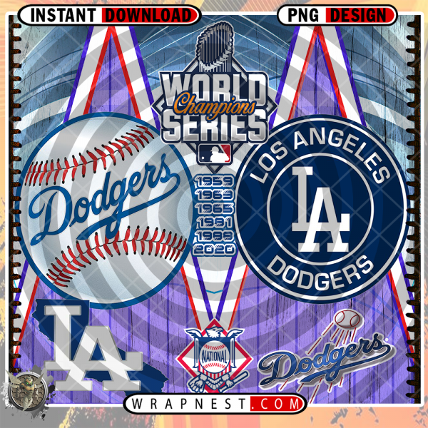 DODGERS WS DIAMOND WRAP