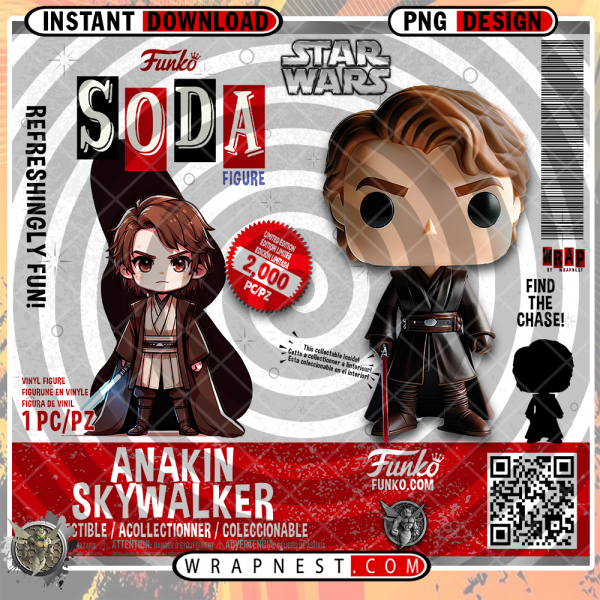 ANAKIN SKYWALKER  FUNKO SODA WRAP