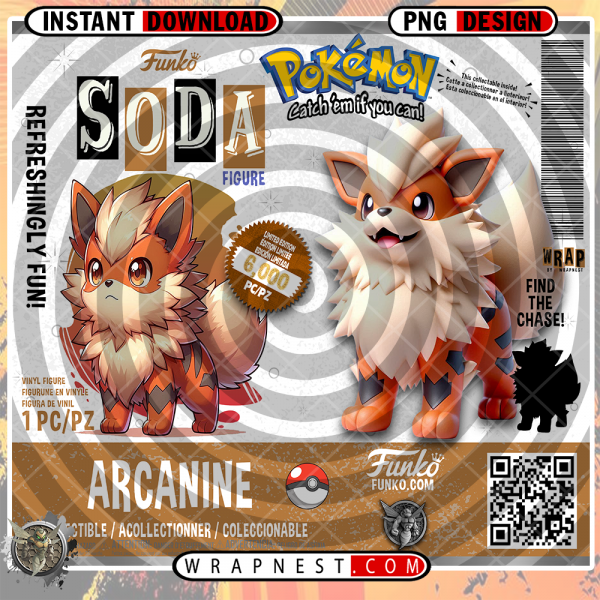 ARCANINE FUNKO SODA