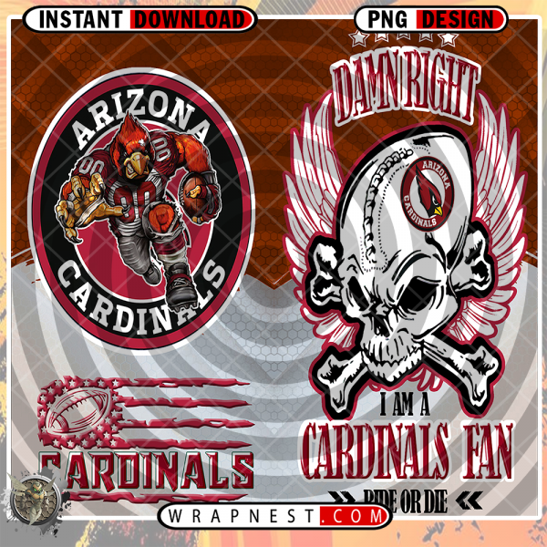 CARDINALS SKULL
  WRAP