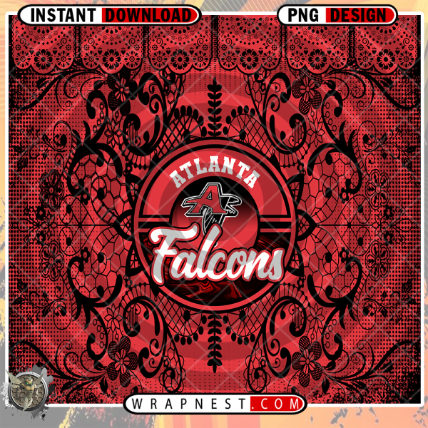 FALCONS LACE & LOGO WRAP