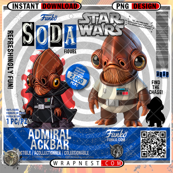 ADMIRAL ACKBAR  FUNKO SODA WRAP