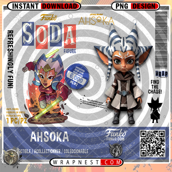 AHSOKA FUNKO SODA WRAP
