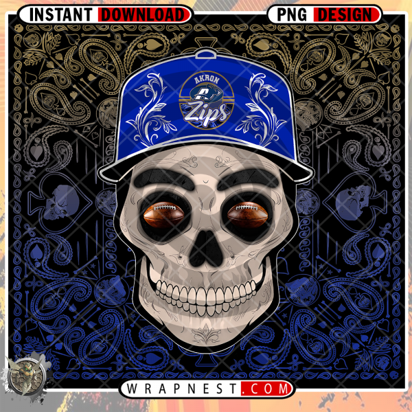 AKRON SKULL
  HANDKERCHIEF WRAP