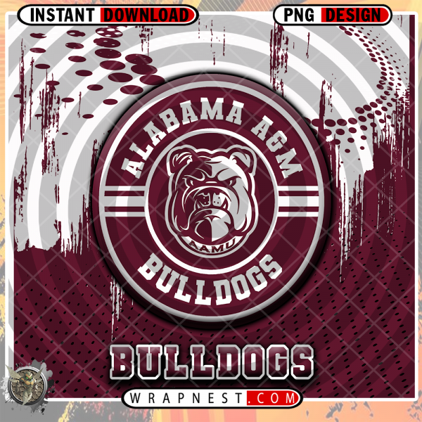 ALABAMA A&M DOT LOGO WRAP