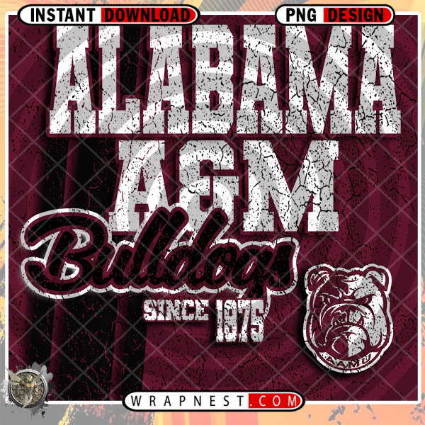 ALABAMA A&M UNIVERSITY GRUNGE v2