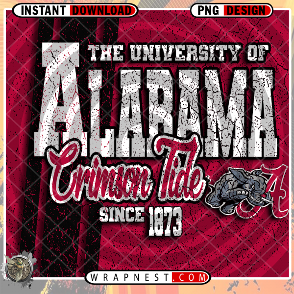 ALABAMA CRIMSON GRUNGE v2