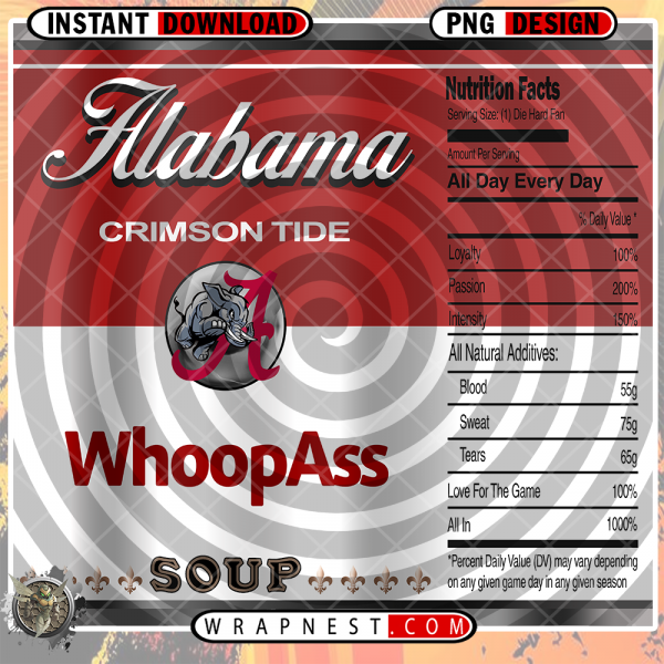 ALABAMA WHOOPASS WRAP