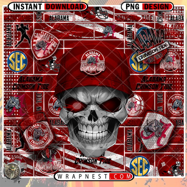 ALABAMA SKULL WRAP