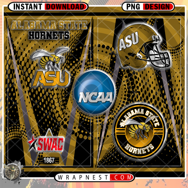 ALABAMA STATE TEAM LOGO WRAP