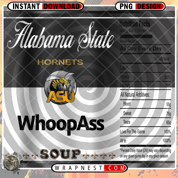 ALABAMA STATE WHOOPASS WRAP