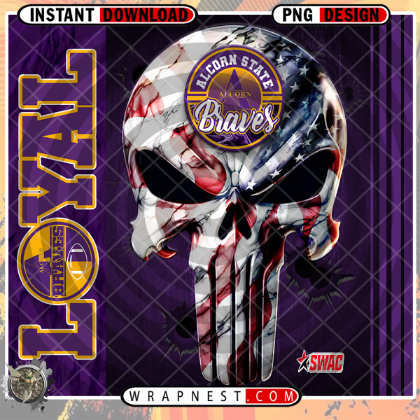 ALCORN STATE LOYAL WRAP