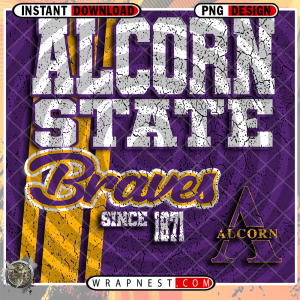 ALCORN STATE UNIVERSITY GRUNGE v2