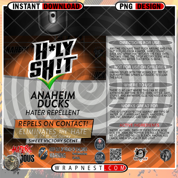 DUCKS HOLY SHIT
  WRAP
