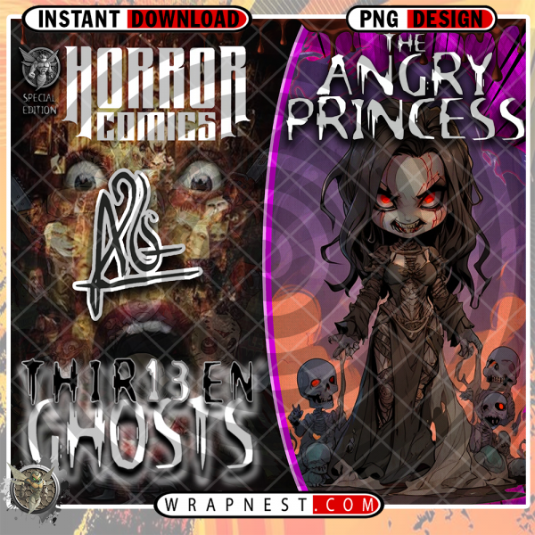 ANGRY PRINCESS COMIC WRAP