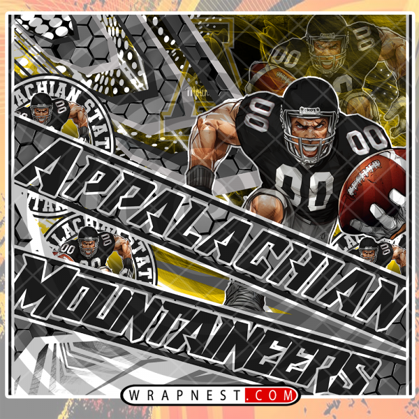 APPALACHIAN STATE FATHEAD v2 WRAP