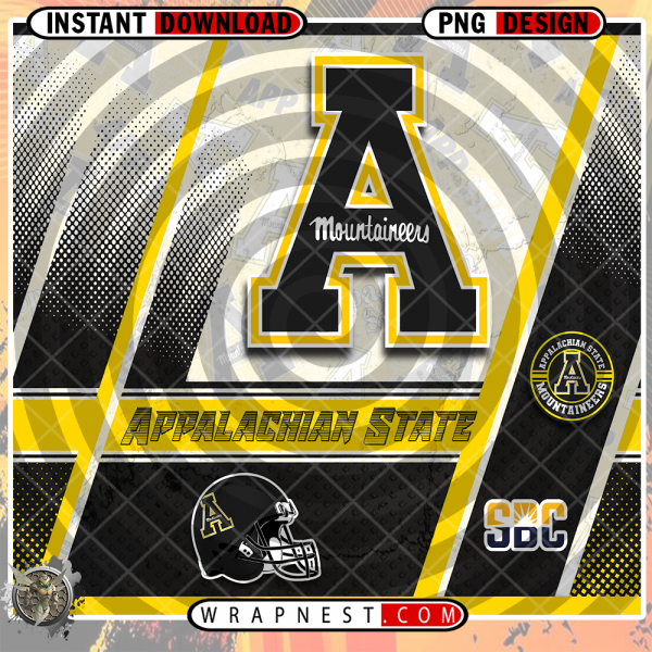APPALACHIAN STATE SPORTS WRAP v1