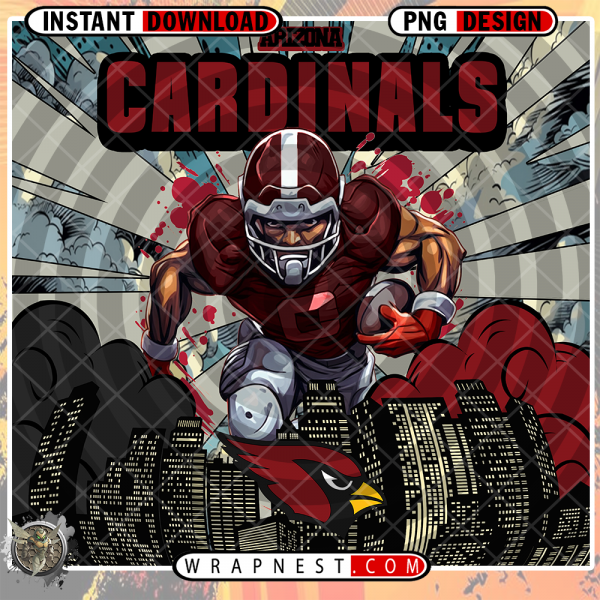 CARDINALS COMIC
  BOOK STYLE WRAP