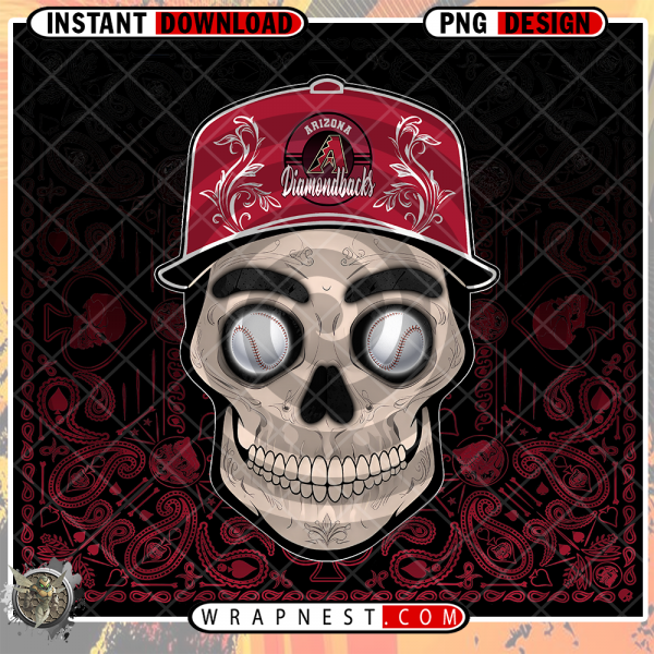 DBACKS SKULL
  HANDKERCHIEF WRAP