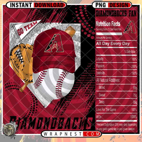 DBACKS TEAM FAN
  SODA WRAP