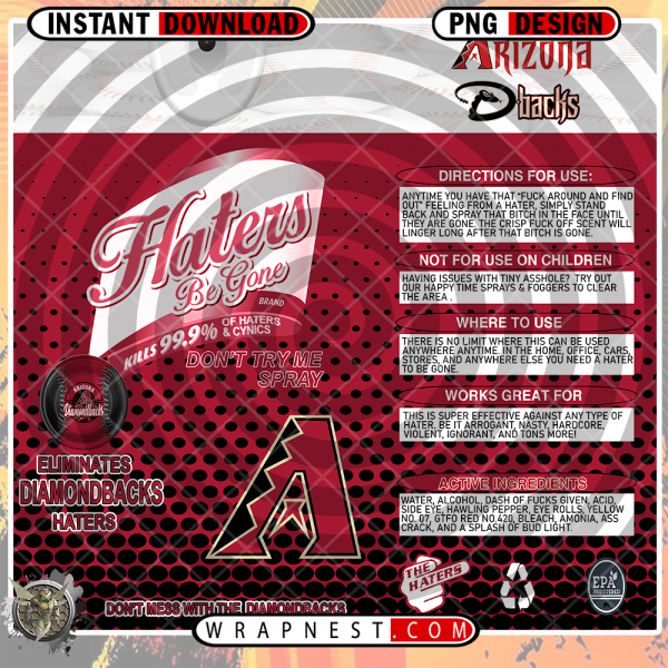 DBACKS HATERS BE
  GONE WRAP