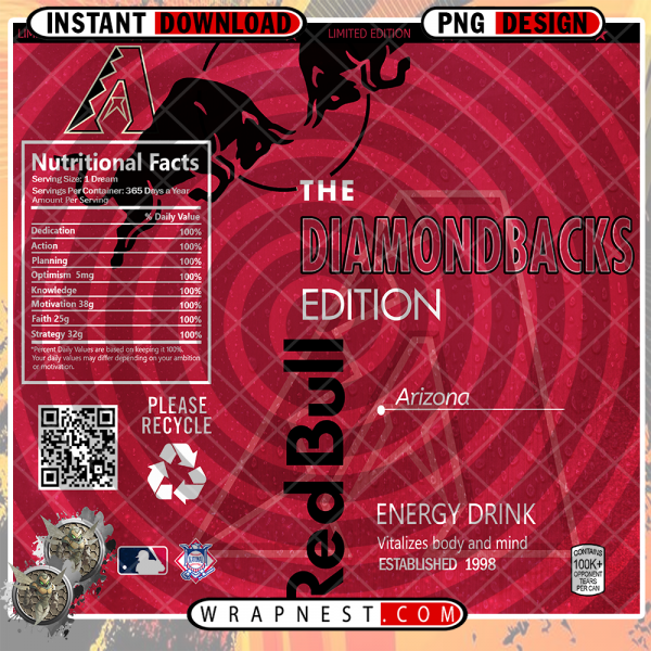DBACKS RED BULL
  WRAP