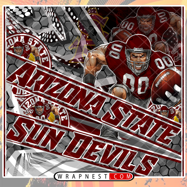 ARIZONA STATE FATHEAD v2 WRAP