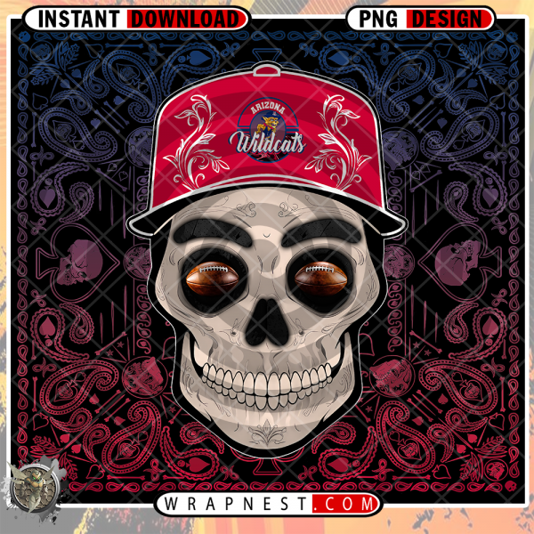 ARIZONA SKULL HANDKERCHIEF WRAP