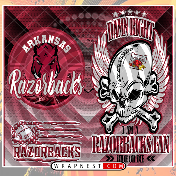 ARKANSAS SKULL WRAP