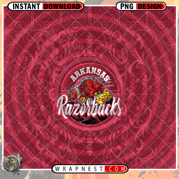 ARKANSAS LACE & LOGO WRAP
