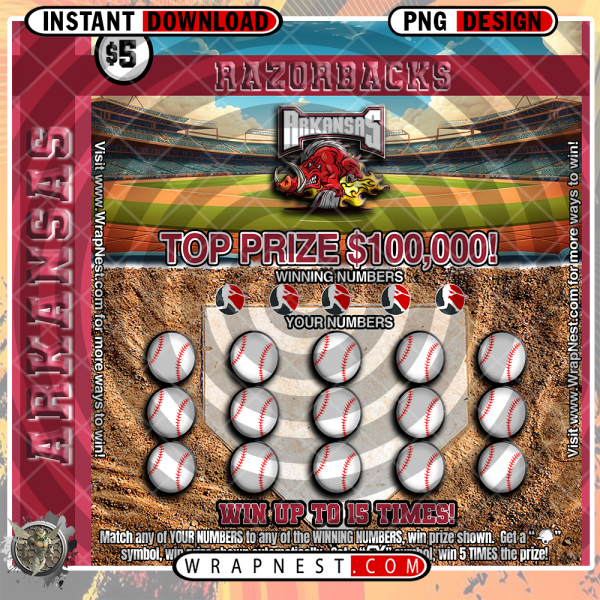 ARKANSAS SCRATCH OFF WRAP