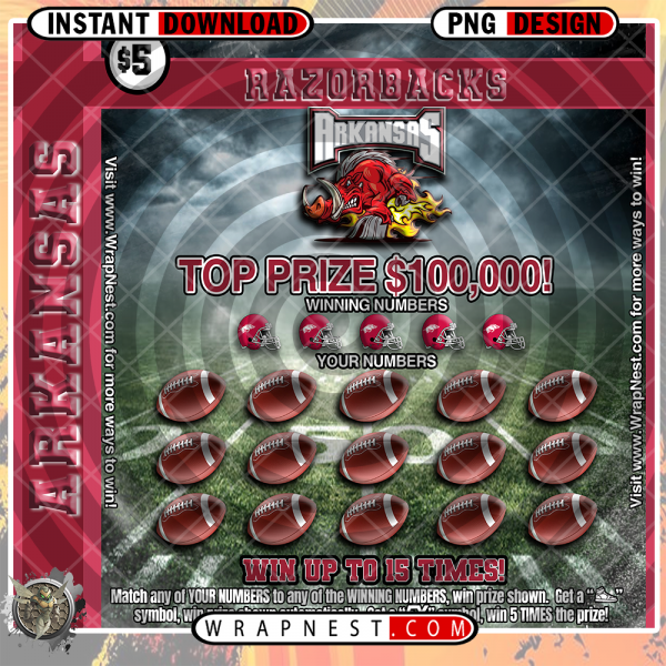 ARKANSAS SCRATCH OFF WRAP
