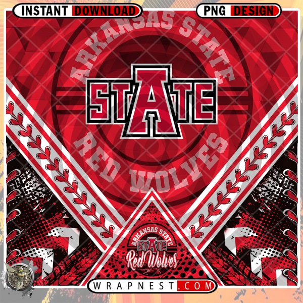 ARKANSAS STATE DIAMOND WRAP v1