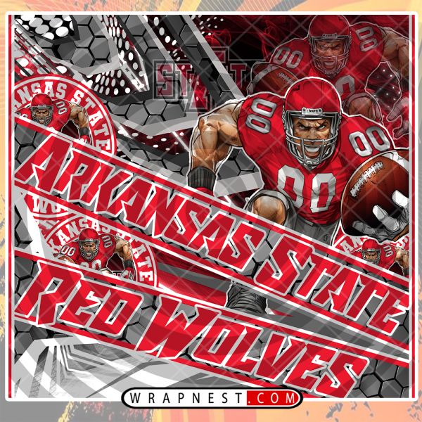 ARKANSAS STATE FATHEAD v2 WRAP