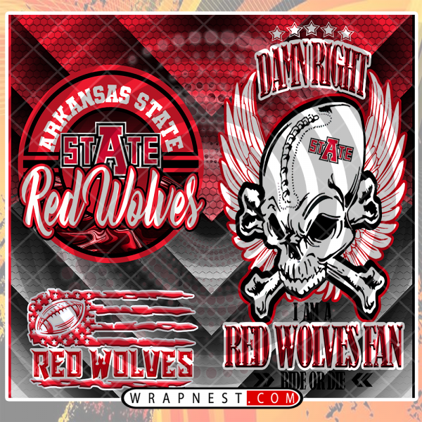 ARKANSAS STATE SKULL WRAP