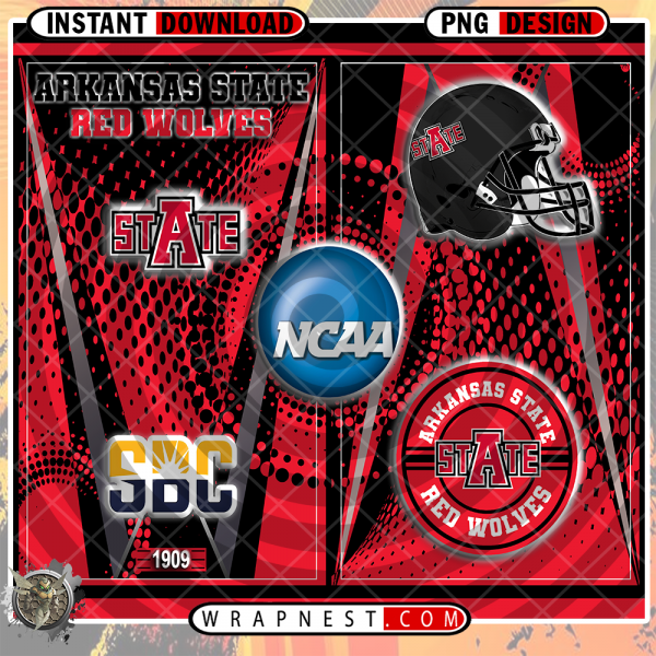 ARKANSAS STATE TEAM LOGO WRAP