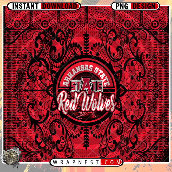 ARKANSAS STATE LACE & LOGO WRAP