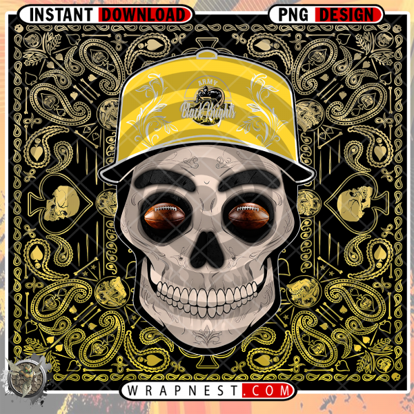 ARMY SKULL HANDKERCHIEF WRAP