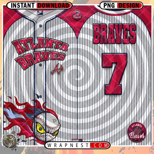 BRAVES TEAM BUTTON-UP WRAP