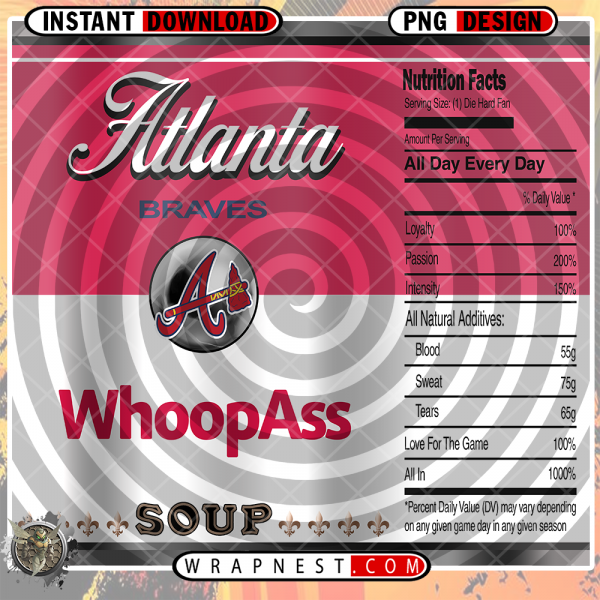 BRAVES WHOOPASS WRAP