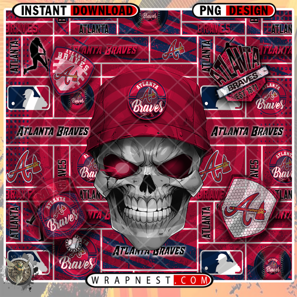 BRAVES SKULL WRAP