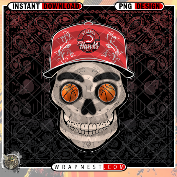 HAWKS SKULL
  HANDKERCHIEF WRAP