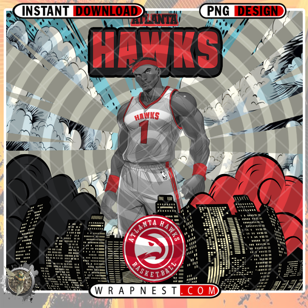HAWKS COMIC BOOK
  STYLE WRAP