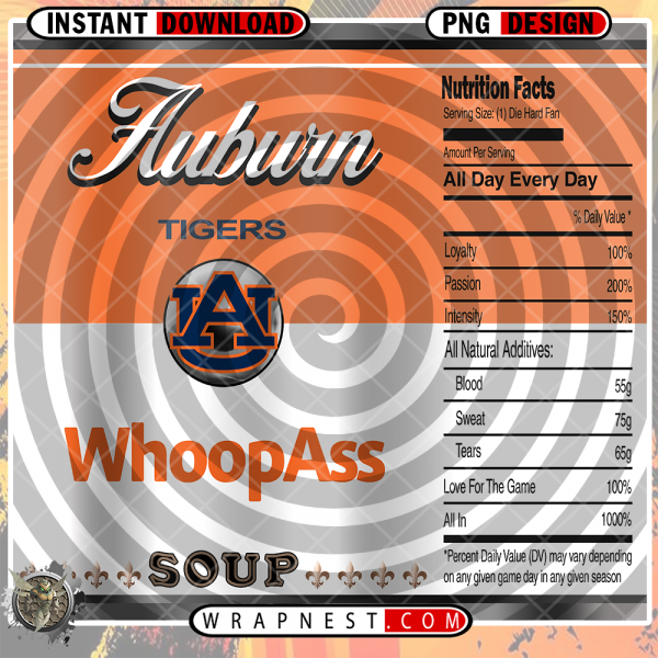 AUBURN WHOOPASS WRAP