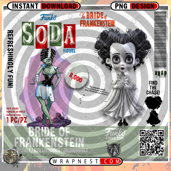 BRIDE OF FRANKENSTEIN FUNKO SODA WRAP