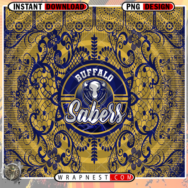 SABRES LACE & LOGO WRAP
