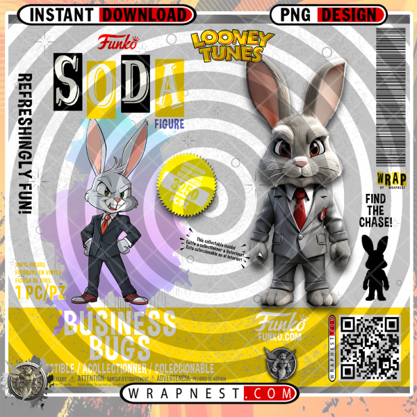 BUGS BUNNY FUNKO SODA WRAP