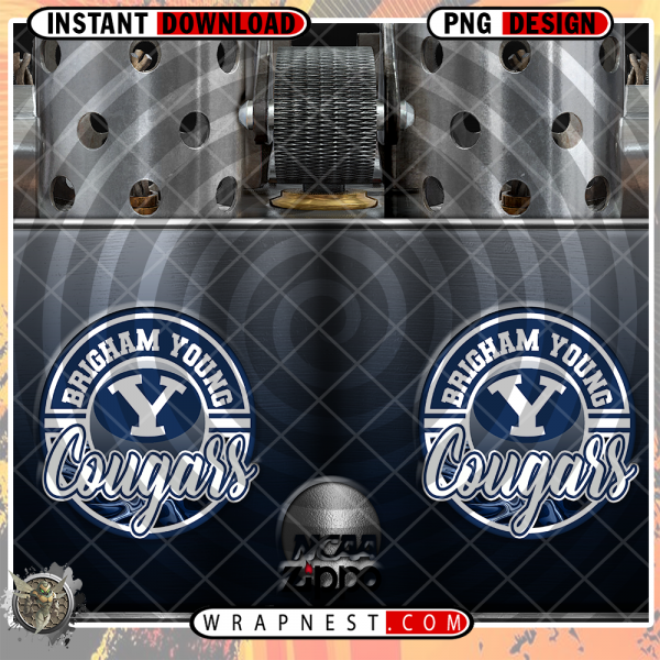 BYU TEAM FAN SODA WRAP
