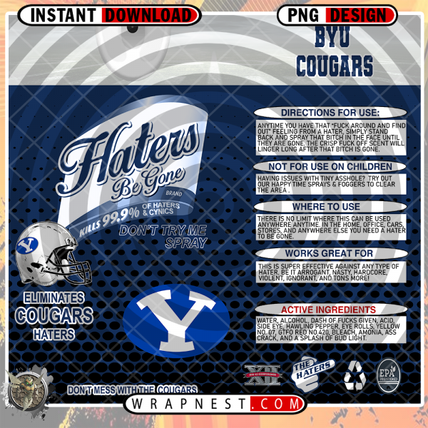 BYU HATERS BE GONE WRAP