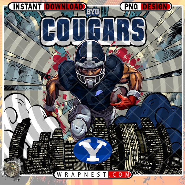 BYU COMIC BOOK STYLE WRAP